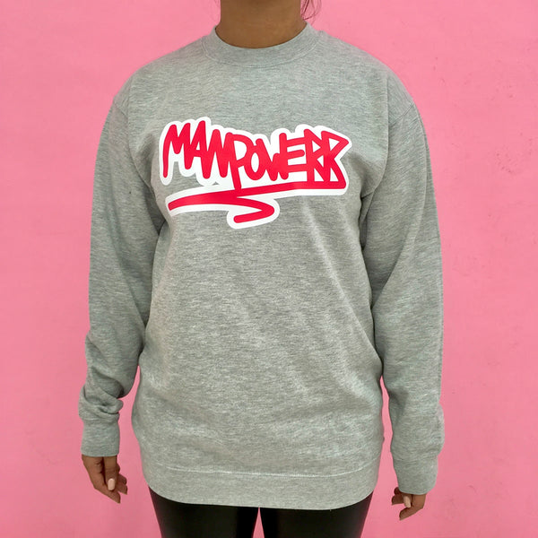 Grijs/Rode Sweater Manpowerr